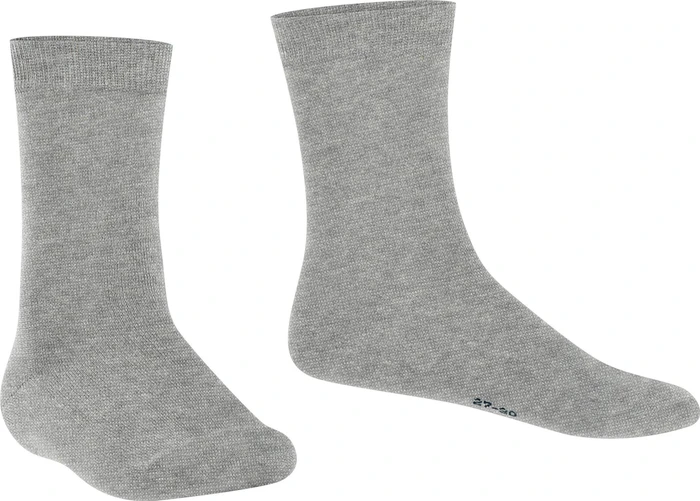 Falke Cotton Finesse Socken concrete mel. (Junior)