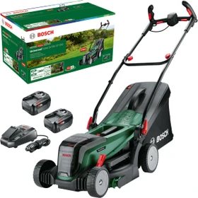 Bosch DIY UniversalRotak 2x18V-37-550 Akku-Rasenmäher inkl. 2 Akkus 4.0Ah