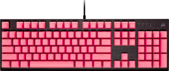 Corsair Pro Keycap Mod Kit, Kunststoff (PBT) Double-Shot, rosa, 105 Tasten, ISO-DE