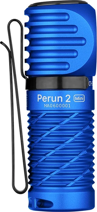 OLight Perun 2 Mini Stirnlampe blau/neutralweiß