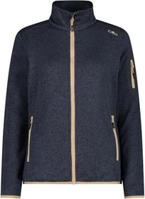CMP Knit Tech Melange Fleece Jacke titanio/sesamo (Damen)