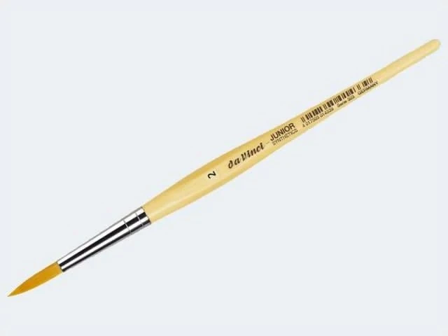 Da Vinci Serie 303 Set De 3 Pinceles Redondos Junior – Ideal Para Acuarela, óleo Y Acrílico, Fabricado En Alemania