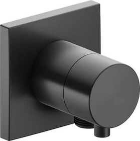 Keuco IXMO 59548 Comfort 3-Wege Umstellventil mit Schlauchanschluss eckig schwarzchrom gebürstet