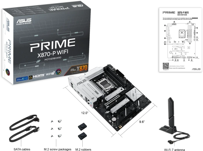 ASUS Prime X870-P WiFi (AMD AM5)