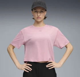 Puma Cloudspun Relaxed T-Shirt kurzarm poised pink heather (Damen)