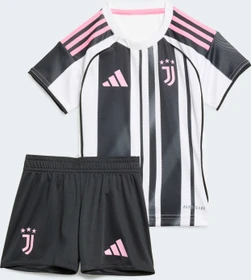 adidas Juventus Turin 2025/2026 Heimausrüstung schwarz/weiß (Junior)