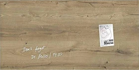 Sigel Artverum Glas-Magnetboard, Natural-Wood, 91x46cm