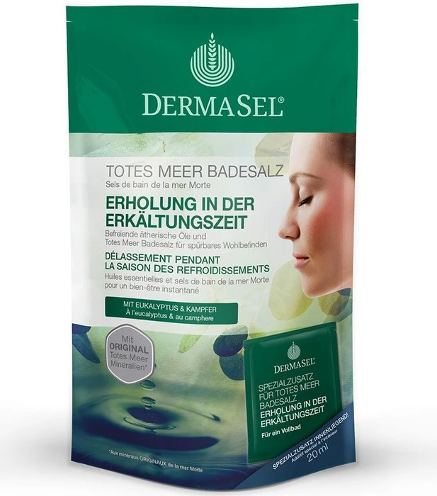 Dermasel Spa Totes Meer Erholung in der Erkältungszeit Badesalz, 400g