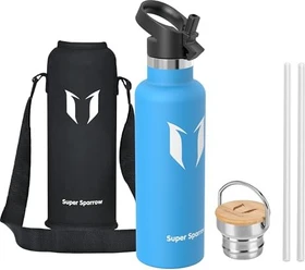 Super Sparrow To Go Isolierflasche 750ml sea blue