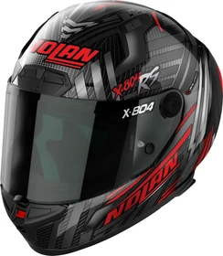 Nolan X-804 RS Ultra Carbon Spectre schwarz/silber/rot