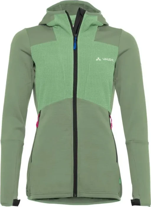 Vaude Monviso Grid Fleece Funktionsjacke aloe vera (Damen)