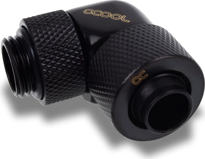Alphacool Eiszapfen 90° Schlauchanschluss G1/4" auf 13/10mm, deep black, 4er-Pack