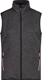 CMP Knit-Tech Fleece Weste nero/fard (Damen)