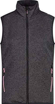 CMP Knit-Tech Fleece Weste nero/fard (Damen)