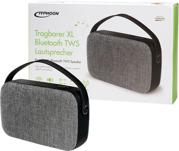 Typhoon Portable Bluetooth Speaker XL