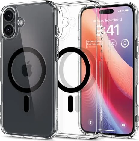 Spigen Ultra Hybrid (MagFit) für Apple iPhone 16 Plus schwarz