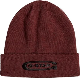 G-Star Original Artwork Long Beanie dark port red