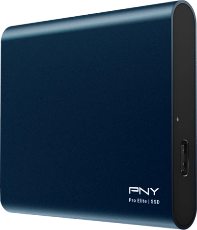 PNY Pro Elite Portable SSD, 1TB, USB-C 3.1