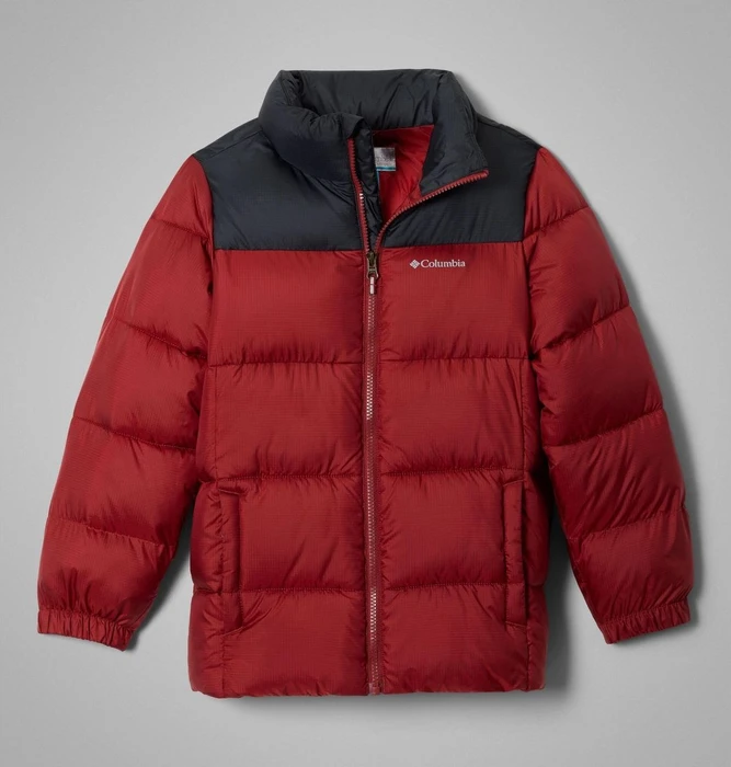 Columbia Puffect II Jacke red oxide/black (Junior)