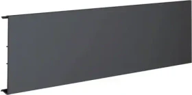 Hager Brüstungskanal-Oberteil zu BRA/S mit Oberteilbreite 100mm aus PVC in anthrazit
