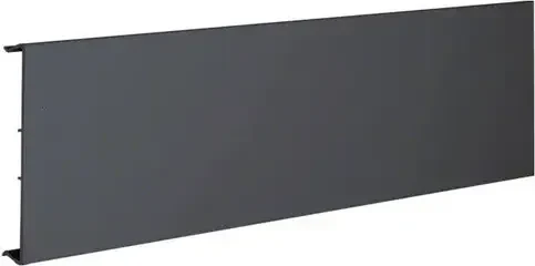 Hager Brüstungskanal-Oberteil zu BRA/S mit Oberteilbreite 100mm aus PVC in anthrazit