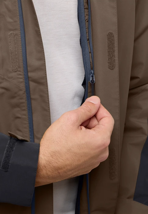 Jack Wolfskin Jasper 3in1 Funktionsjacke cold coffee (Herren)