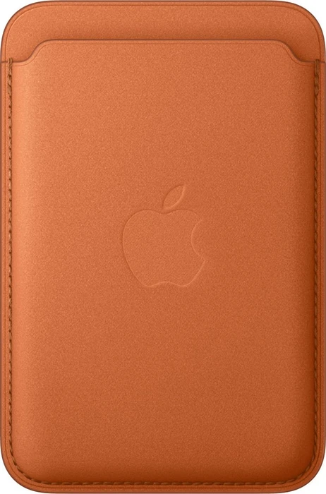 Apple iPhone Feingewebe Wallet mit MagSafe fuchsrot