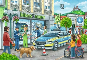 Ravensburger Puzzle Unterwegs mit Polizeimeisterin Hannah