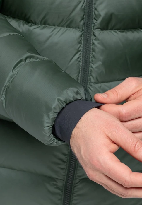 Jack Wolfskin Nebelhorn Down Hoody Funktionsjacke hedge green (Herren)