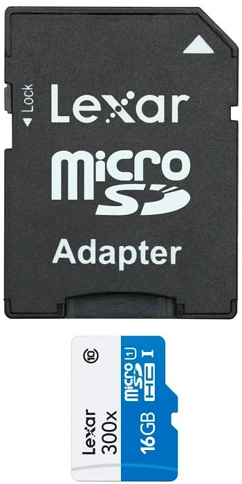 Lexar 300x R45 16GB Kit, UHS-I, Class 10