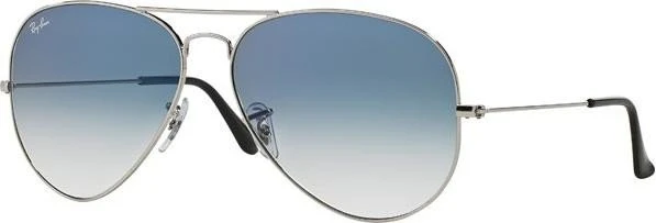 Ray-Ban RB3025 Aviator Gradient 58mm silver/light blue gradient