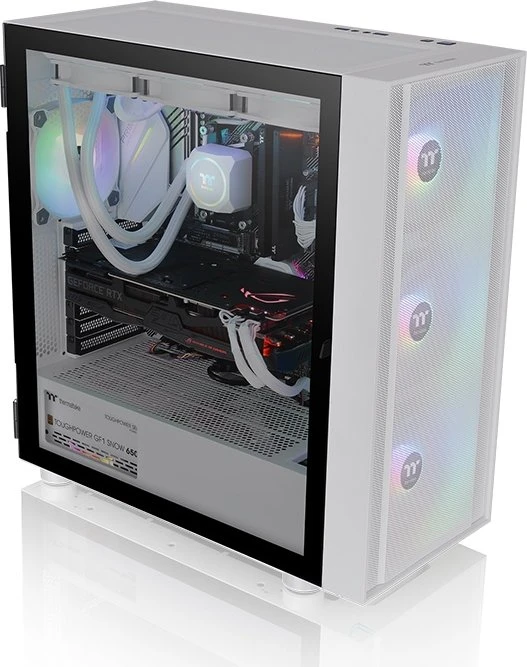 Thermaltake H570 TG ARGB Snow Edition, weiß, Glasfenster