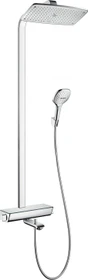 Hansgrohe Raindance E Showerpipe 360 1jet mit Wannenthermostat Duschsystem chrom