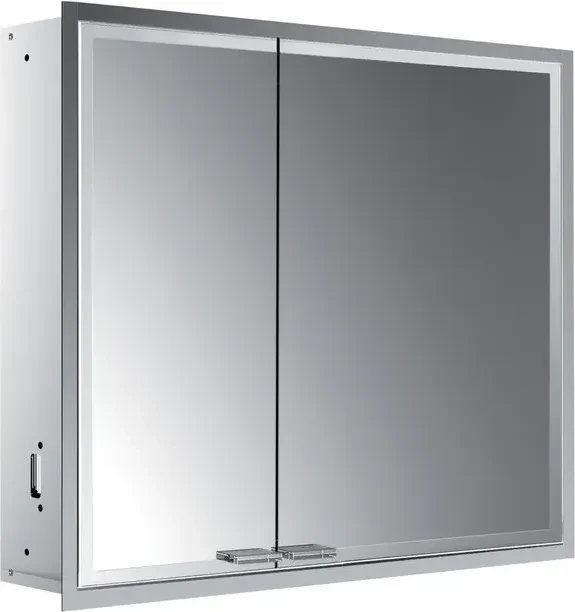 Emco Asis Prestige 2 LED-Lichtspiegelschrank 81.5cm, ohne light System, breite Tür rechts