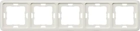 Siemens DELTA profil Rahmen 364x80mm 5-Fach, titanweiß