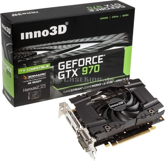 INNO3D GeForce GTX 970 Combat, 4GB GDDR5, 2x DVI, HDMI, DP