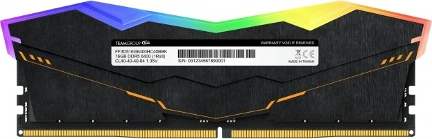 TeamGroup T-Force DELTA TUF Gaming Alliance RGB UDIMM 32GB Kit, DDR5-6000, CL38-38-38-78, X8