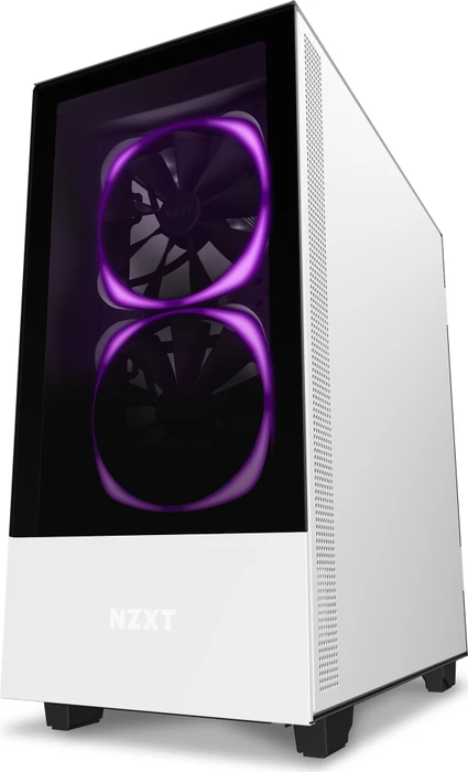 NZXT H510 Elite, weiß, Glasfenster