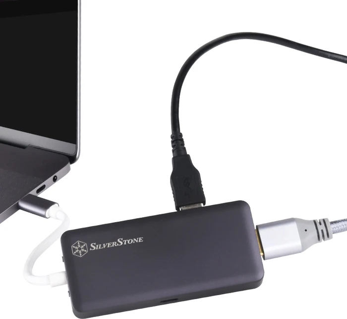 SilverStone EP14 USB-C auf HDMI USB Hub