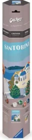 Ravensburger Malen nach Zahlen CreArt Leinwand Farbenfrohes Santorini