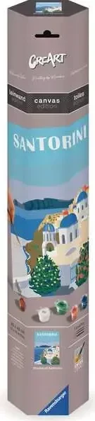 Ravensburger Malen nach Zahlen CreArt Leinwand Farbenfrohes Santorini