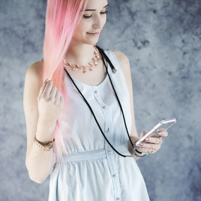 Hama Cross-Body-Cover mit Umhängekordel für Samsung Galaxy S20 transparent