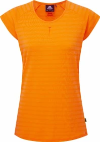 Mountain Equipment Equinox Funktionsshirt kurzarm orange sherbert stripe (Damen)