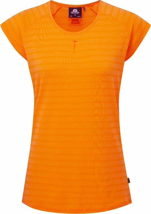 Mountain Equipment Equinox Funktionsshirt kurzarm orange sherbert stripe (Damen)