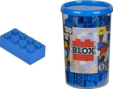 Simba Toys Blox 100 8er Steine blau