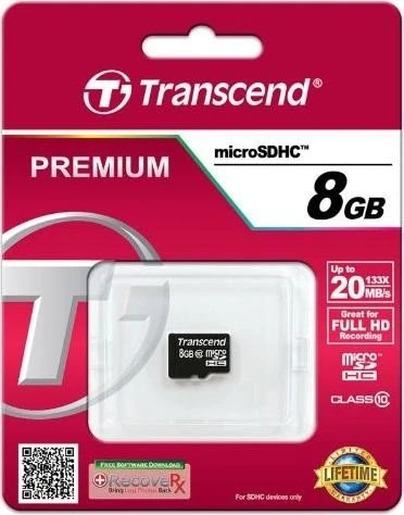 Transcend 8GB, Class 10