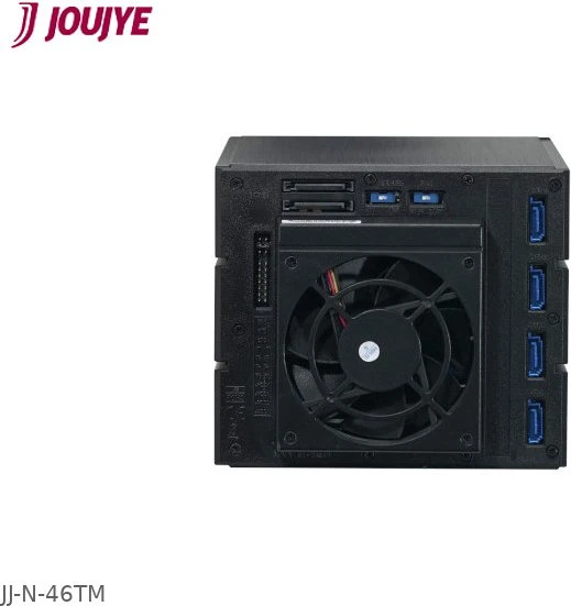 Jou Jye JJ-N-46TM, 3x 5.25" Wechselrahmen auf 4x 3.5"/2.5"