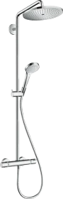 Hansgrohe Croma Select S Showerpipe 280 1jet mit Thermostat Duschsystem chrom
