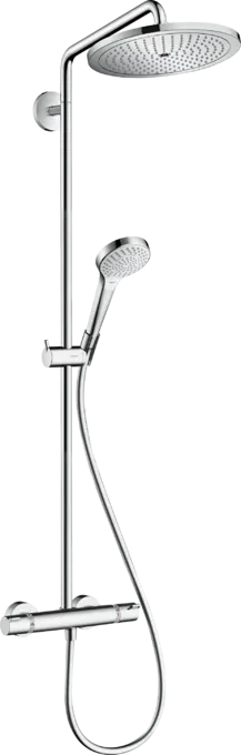 Hansgrohe Croma Select S Showerpipe 280 1jet mit Thermostat Duschsystem chrom