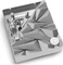 EK Water Blocks Quantum Line EK-Quantum Velocity² Edge D-RGB Silver Special Edition, AM5, Nickel Acryl Vorschaubild